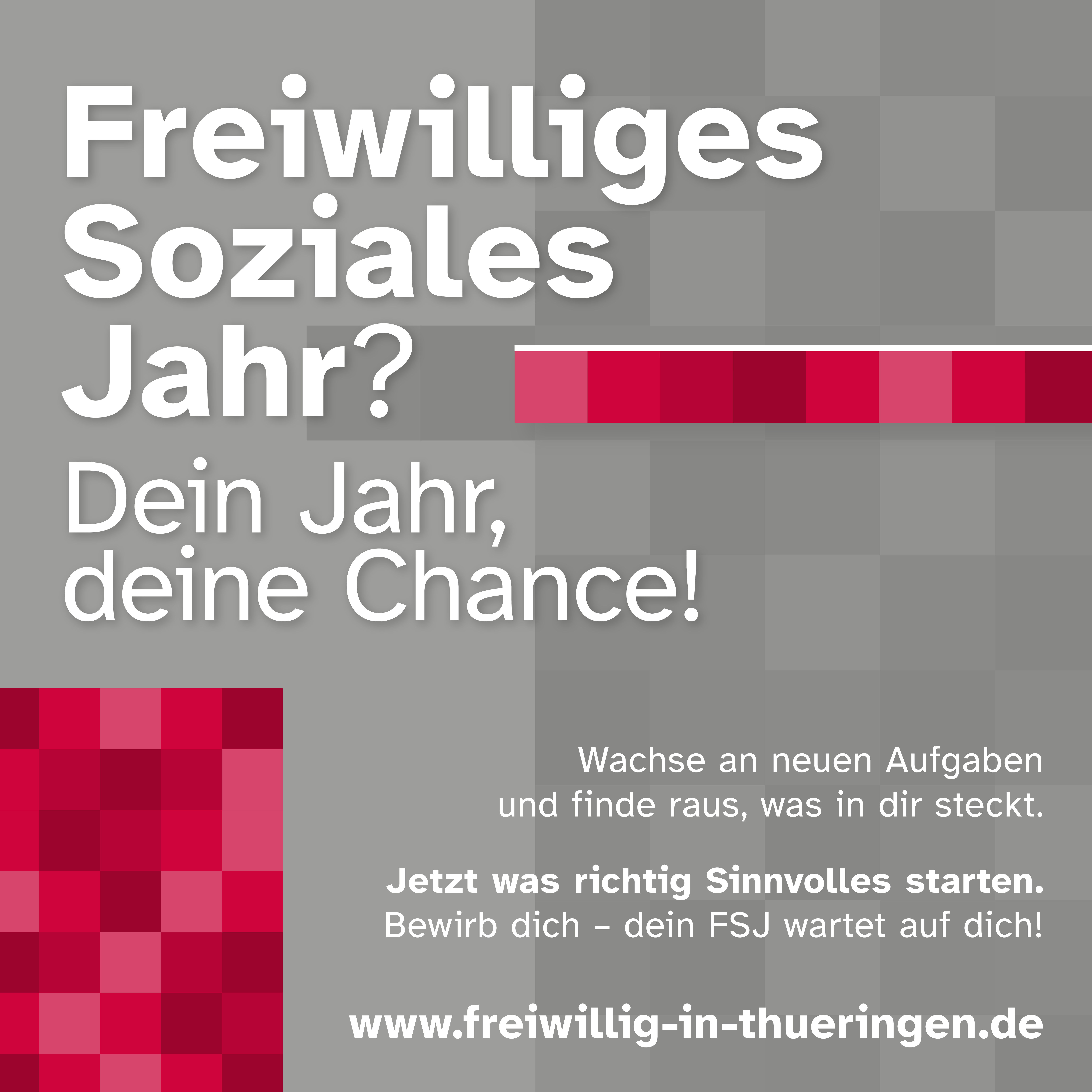 Freiwilliges Soziales Jahr? Dein Jahr, deine Chance!
